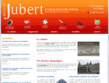 Tablet Screenshot of jubertavocat.fr